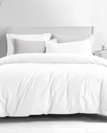 White Royal Cotton 500TC Bedding Set