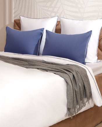 Color Royal Cotton 500TC Bedding Set With Piping