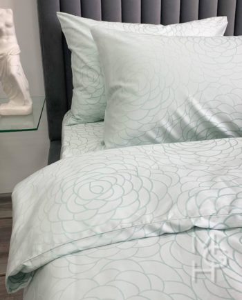 Mint Roses Tencel With Cotton Lux 300TC Bedding Set